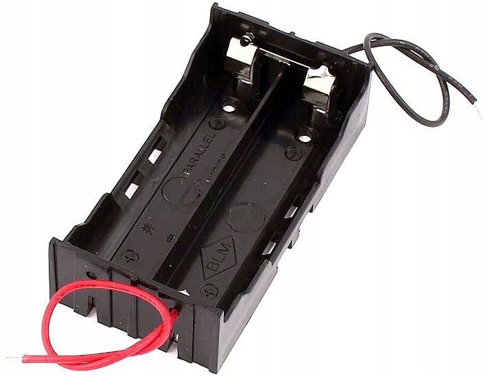 

Koszyk 2 X 18650 Blaszki Przewody 3,6V Równolegle