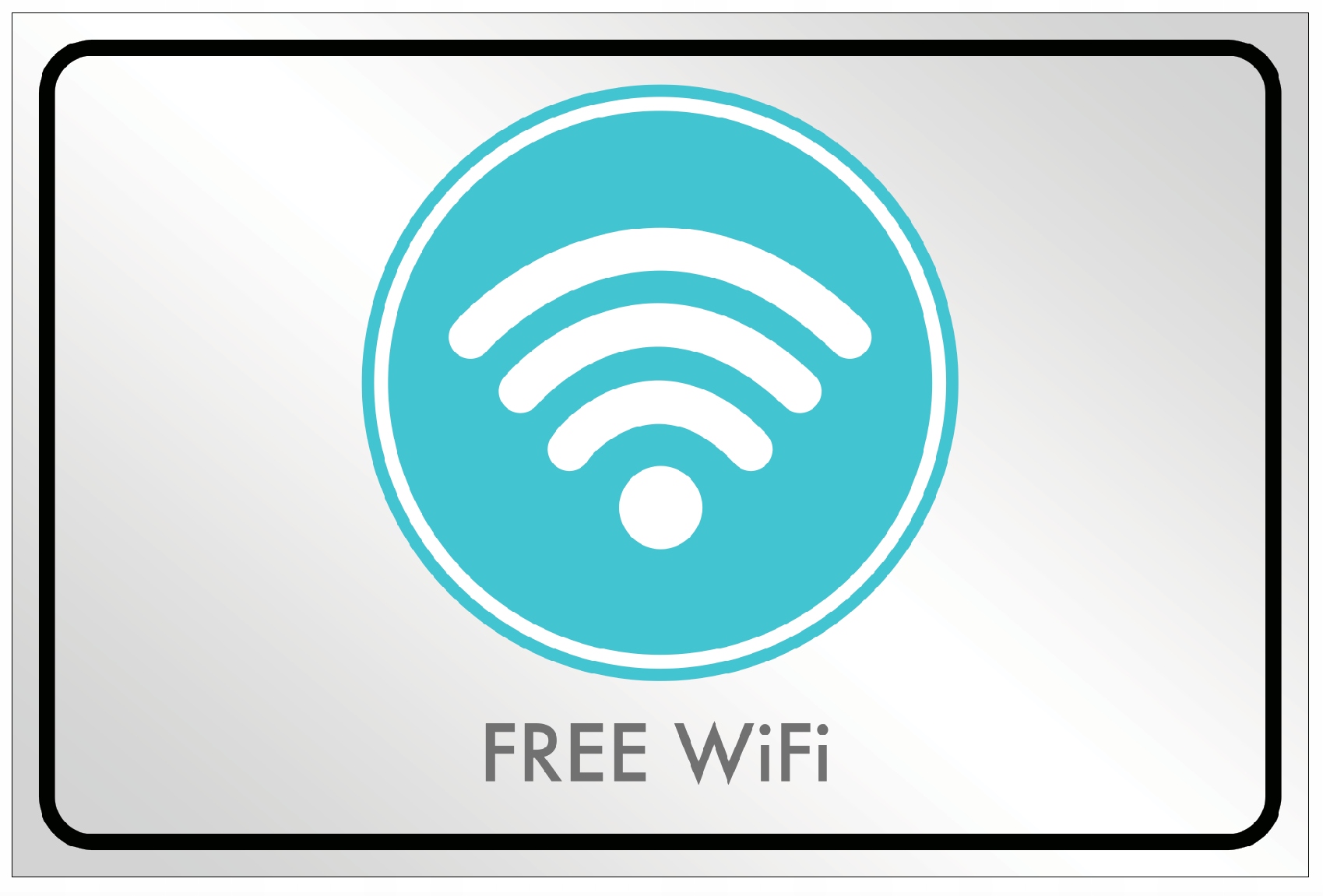 

Tabliczka WiFi Strefa Wi-Fi 30x20 internet tablica