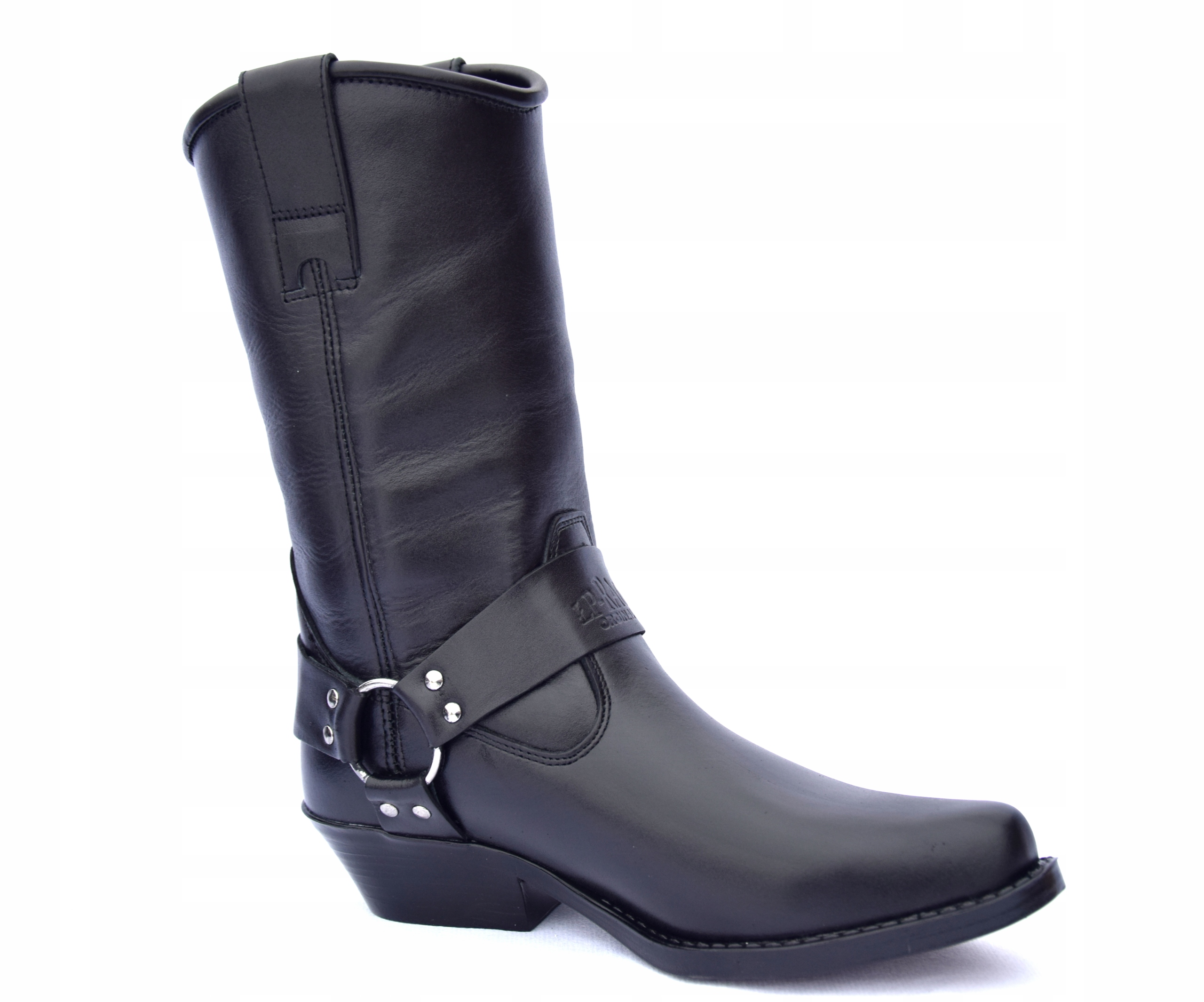 KOWBOJKI MOTOCYKLOWE RACE BOOTS DŁUGIE GOMEZ STYL Zapięcie wsuwane