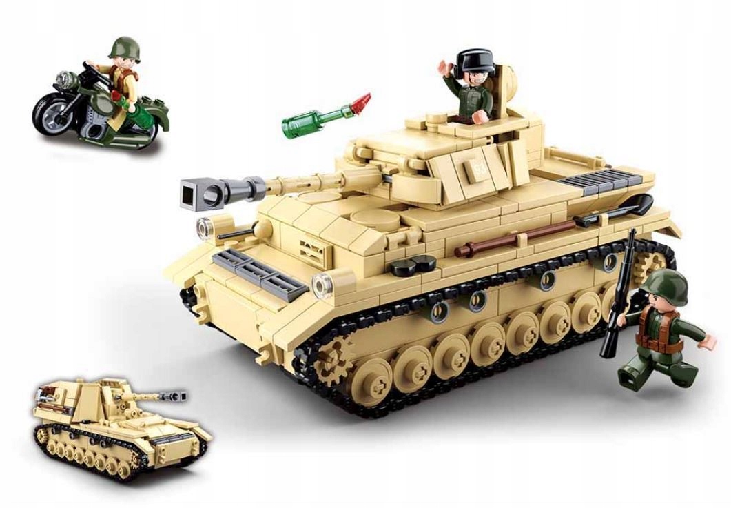

Klocki Sluban Czołg PzKpfw IV Wespe 2w1 Wojsko