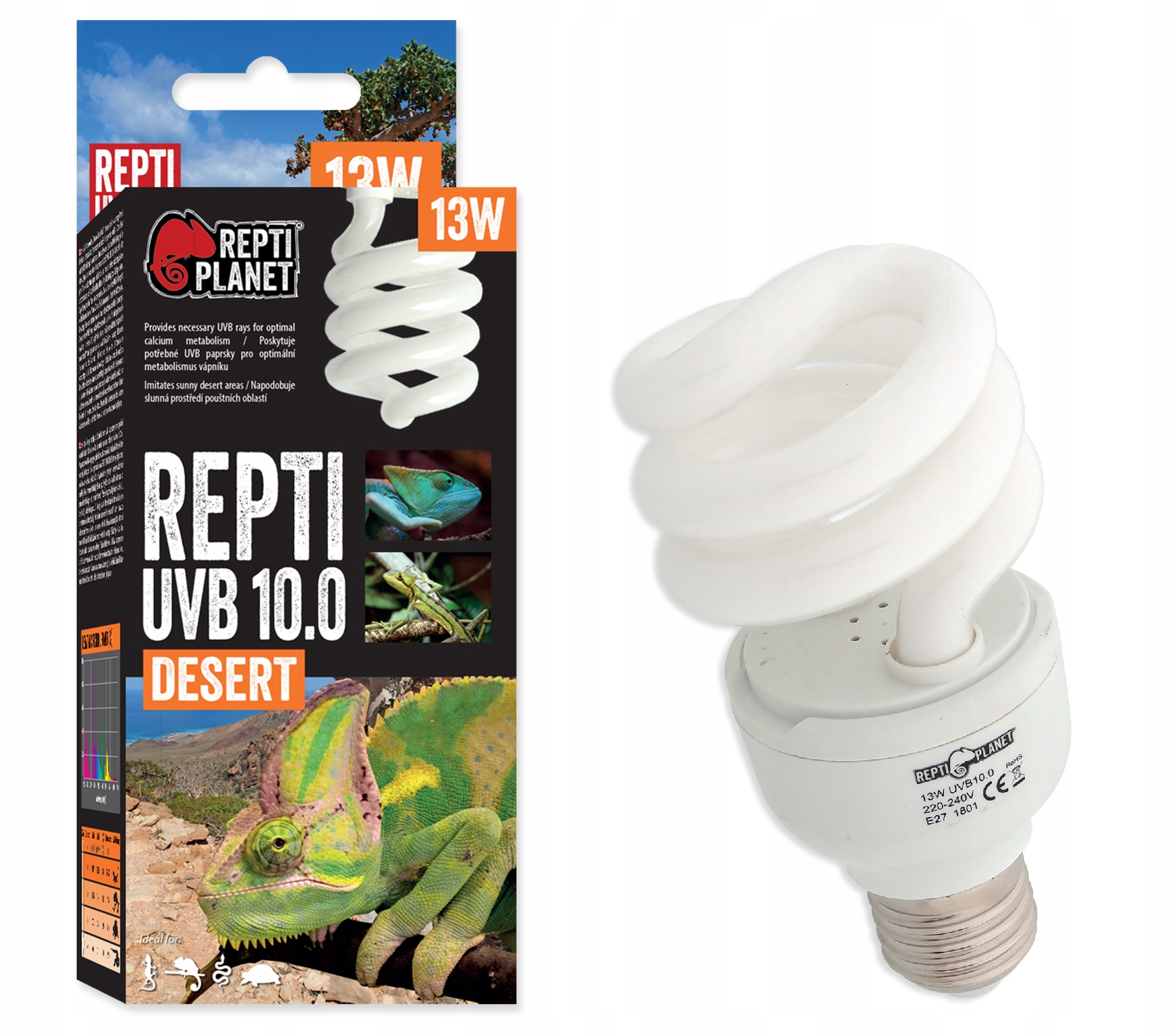 

Repti Planet Repti 10.0 13W Żarówka Uvb Terrarium