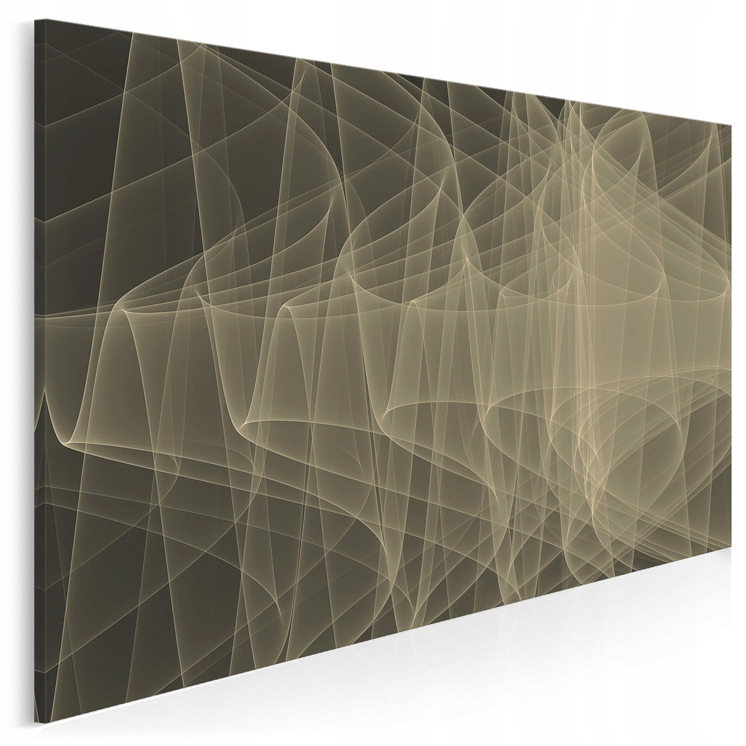 

92601 Obraz na płótnie Nowoczesny Linie Beżowy