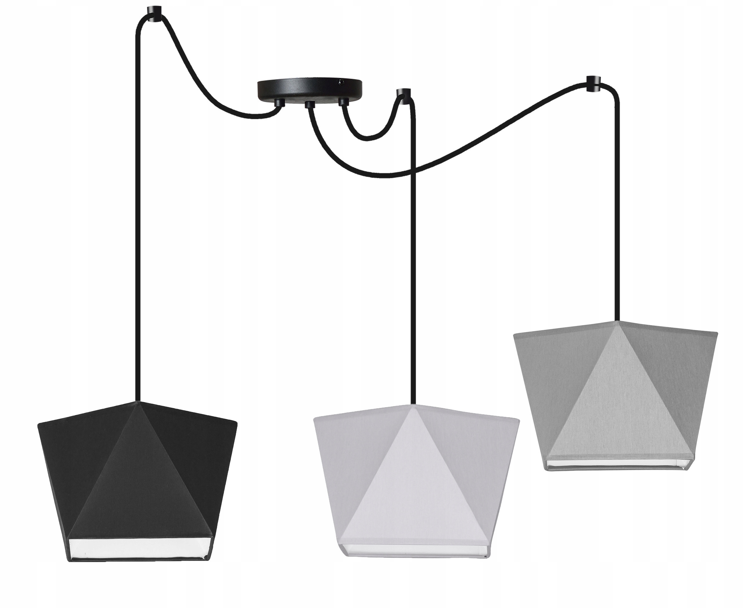 

Lampa Wisząca Sufitowa Żyrandol Loft Abażur Pająk