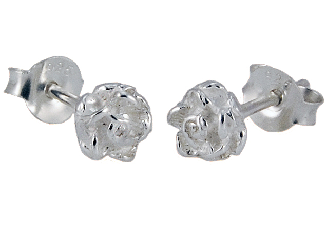 

Versil kolczyki wkrętki róże róża kwiat Srebro 925