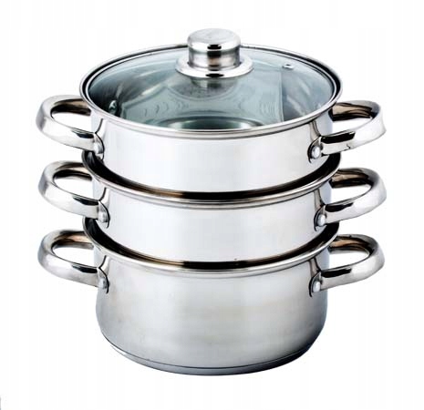 

Garnki do gotowania na parze 4el. Hoffner 24 cm