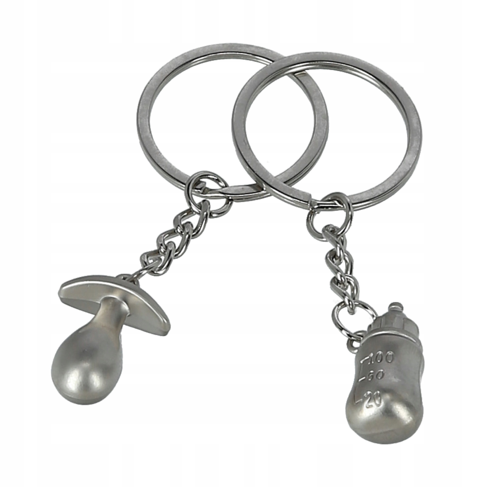 

Brelok Baby Shower Chrzest Smoczek Mleko 2 breloki