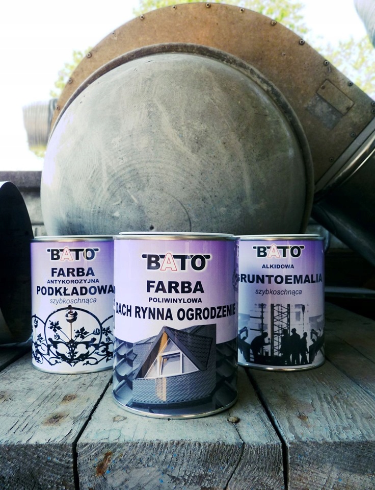 Bato Gruntoemalia Szybkoschnąca Czarny Półmat Ral 9005 5L