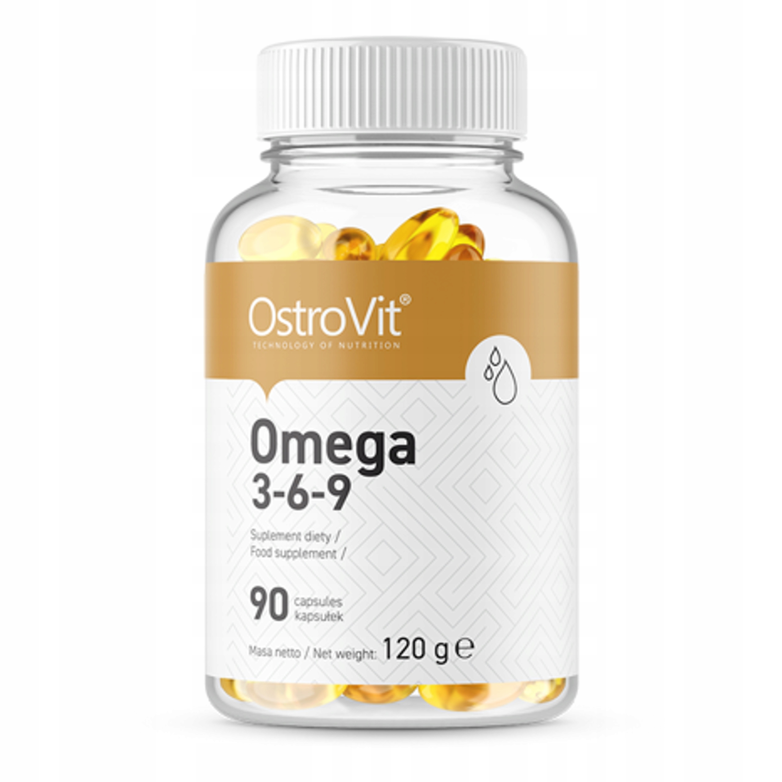 

Ostrovit Omega 3-6-9 90 k Kwasy Tłuszczowe Epa Dha