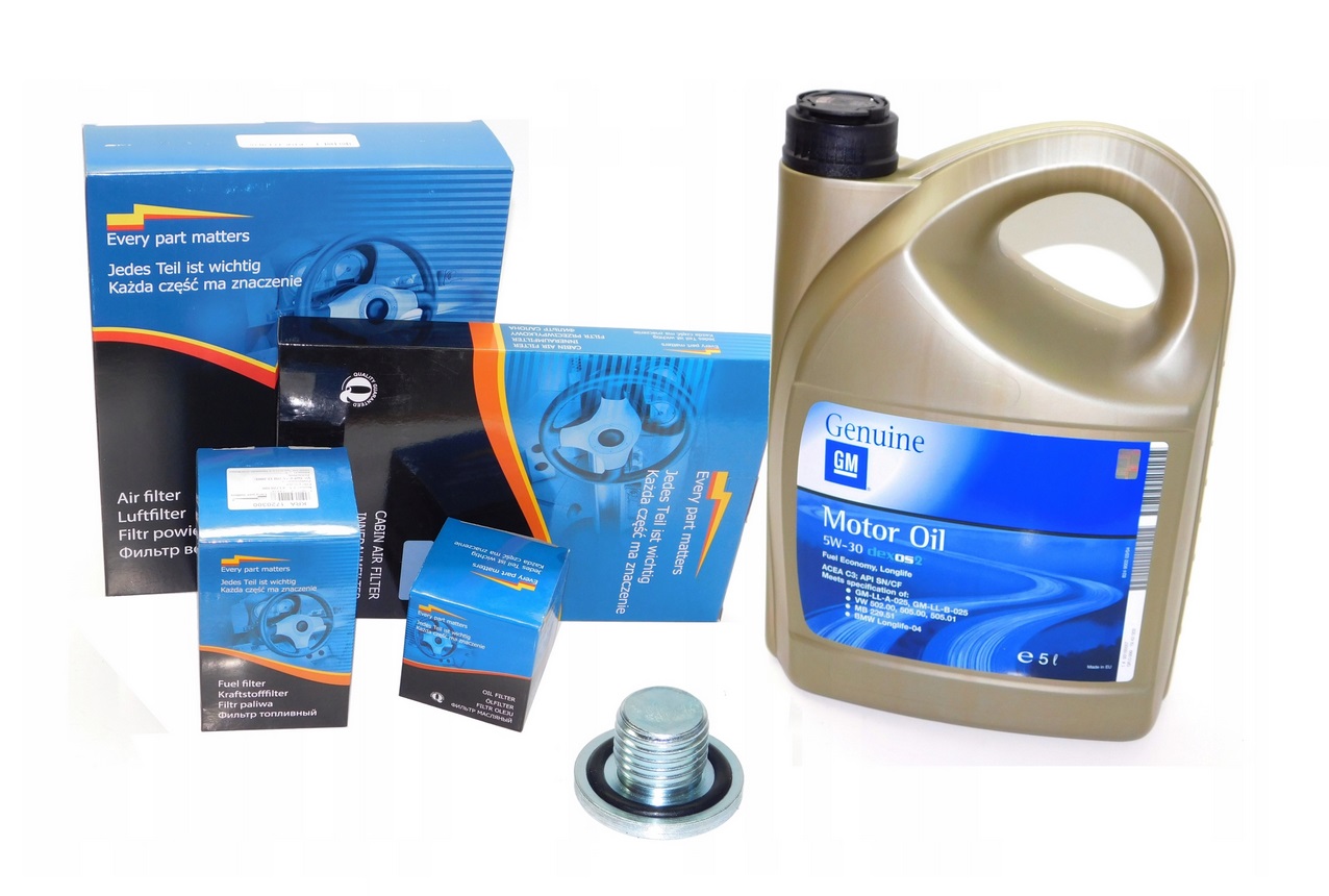 

Olej Gm 5w-30 Filtry Opel Corsa C 1.7 Cdti Dti DI