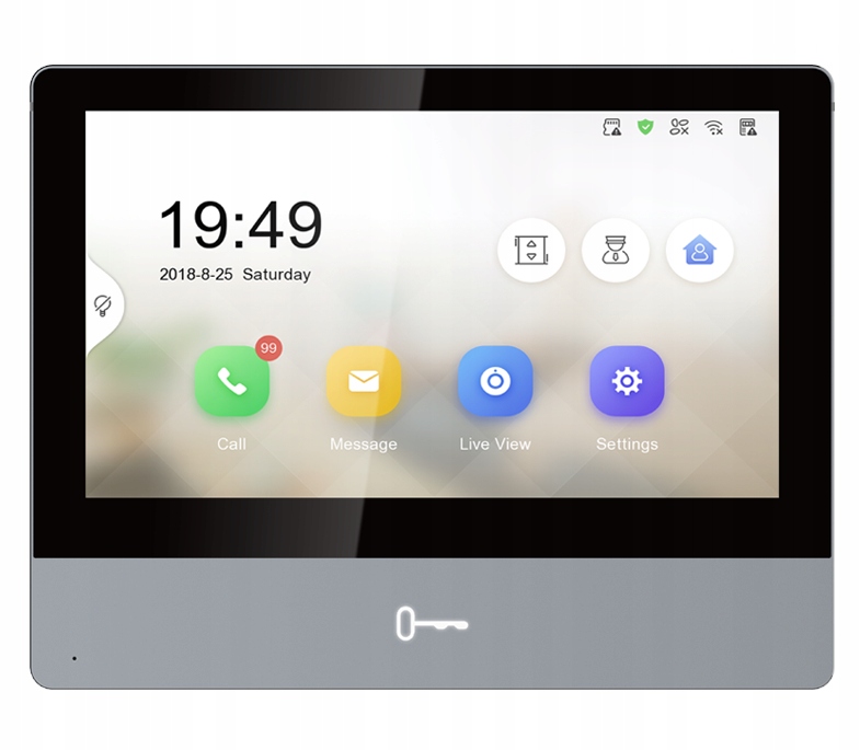 Monitorový Videovrátnik 7'' DS-KH8350-WTE1 Hikvision