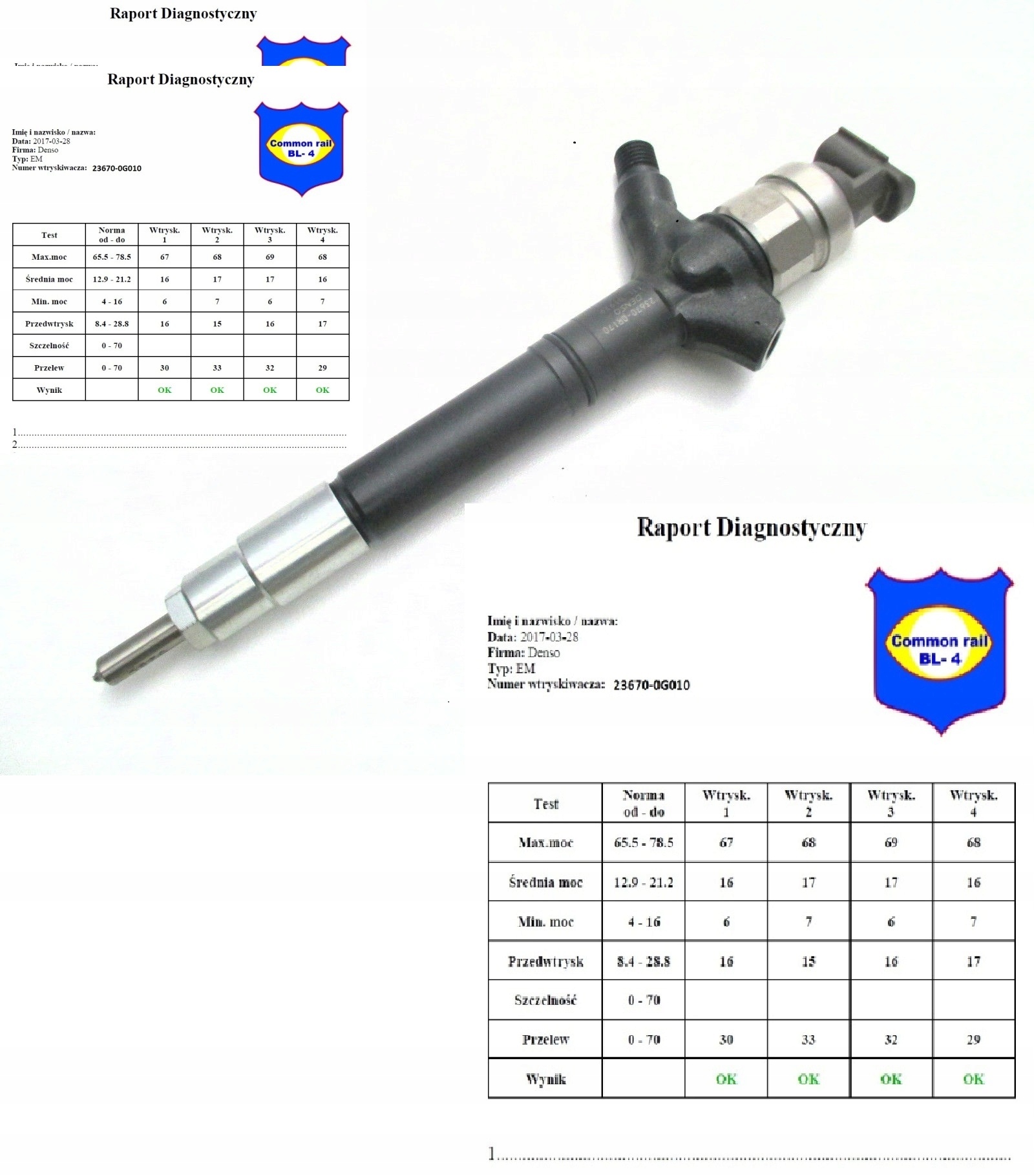 Wtryski wtryskiwacze Mazda 5 6 2.0 CITD RF8G 13h50