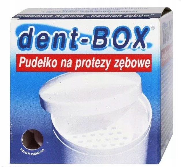 

Dent-box pudełko na protezy zębowe 1SZT Biały