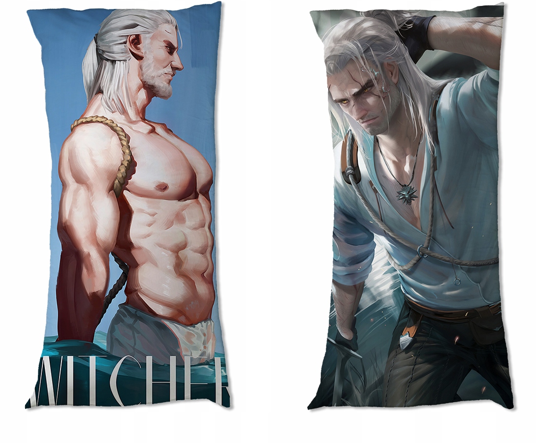 

Dakimakura 2STR Wiedźmin Witcher Gerald Do Wyboru