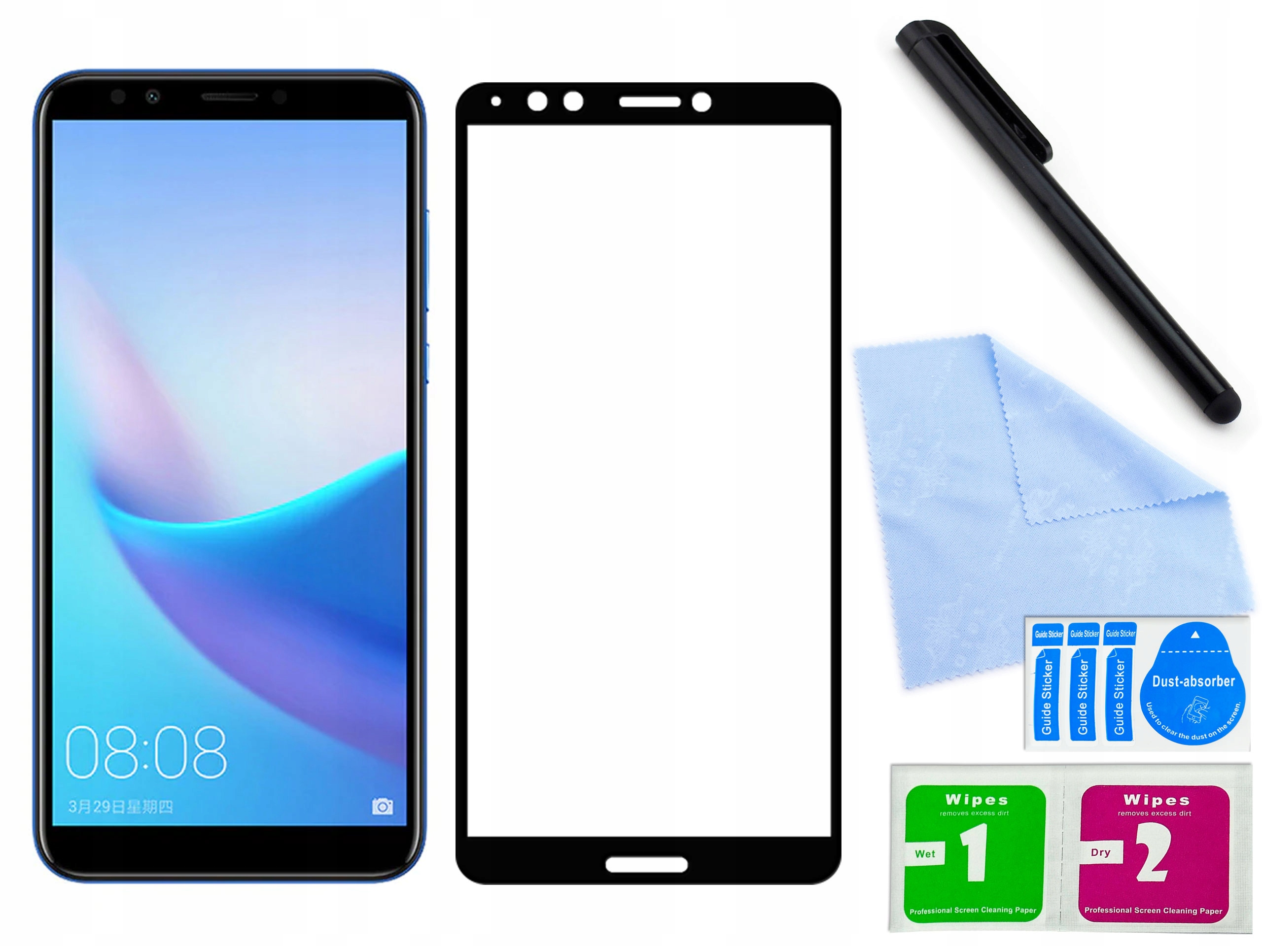 

Szkło hartowane 3D 9H do Huawei Enjoy 7C Czarne