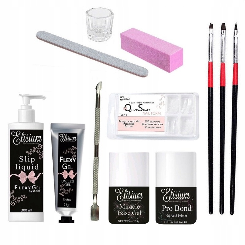 

Elisium Zestaw Flexy Gel 25g Gratisy Formy 120 Szt