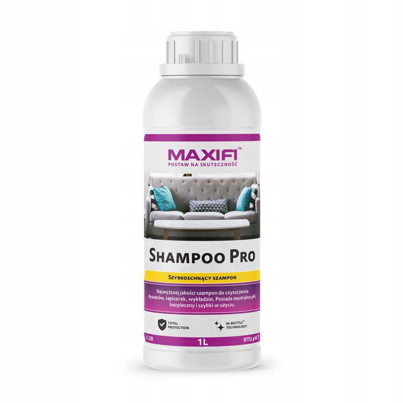 

Maxifi Shampoo Pro 1L pranie tapicerki,wykładziny