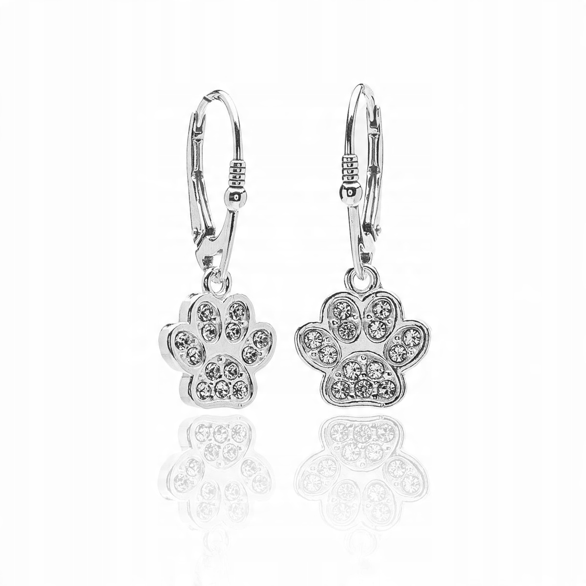 

Kolczyki łapki Swarovski Elements srebrne