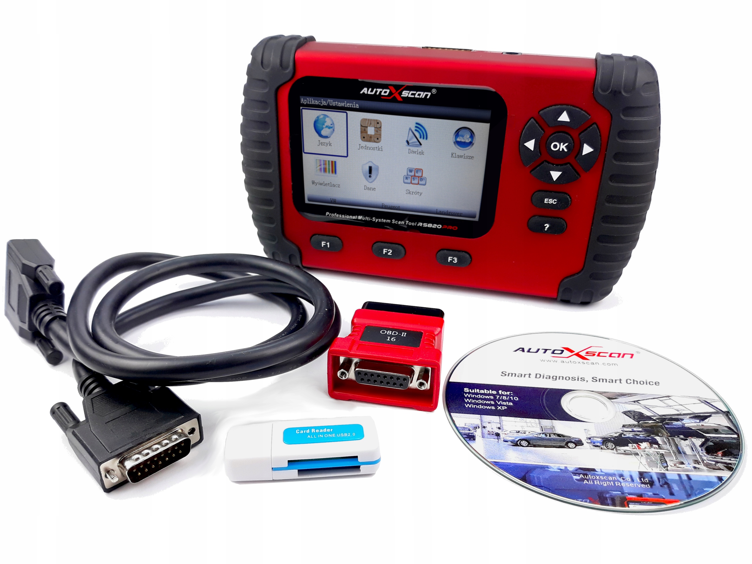 

Komputer diagnostyczny AutoXscan RS820 Pro Kia
