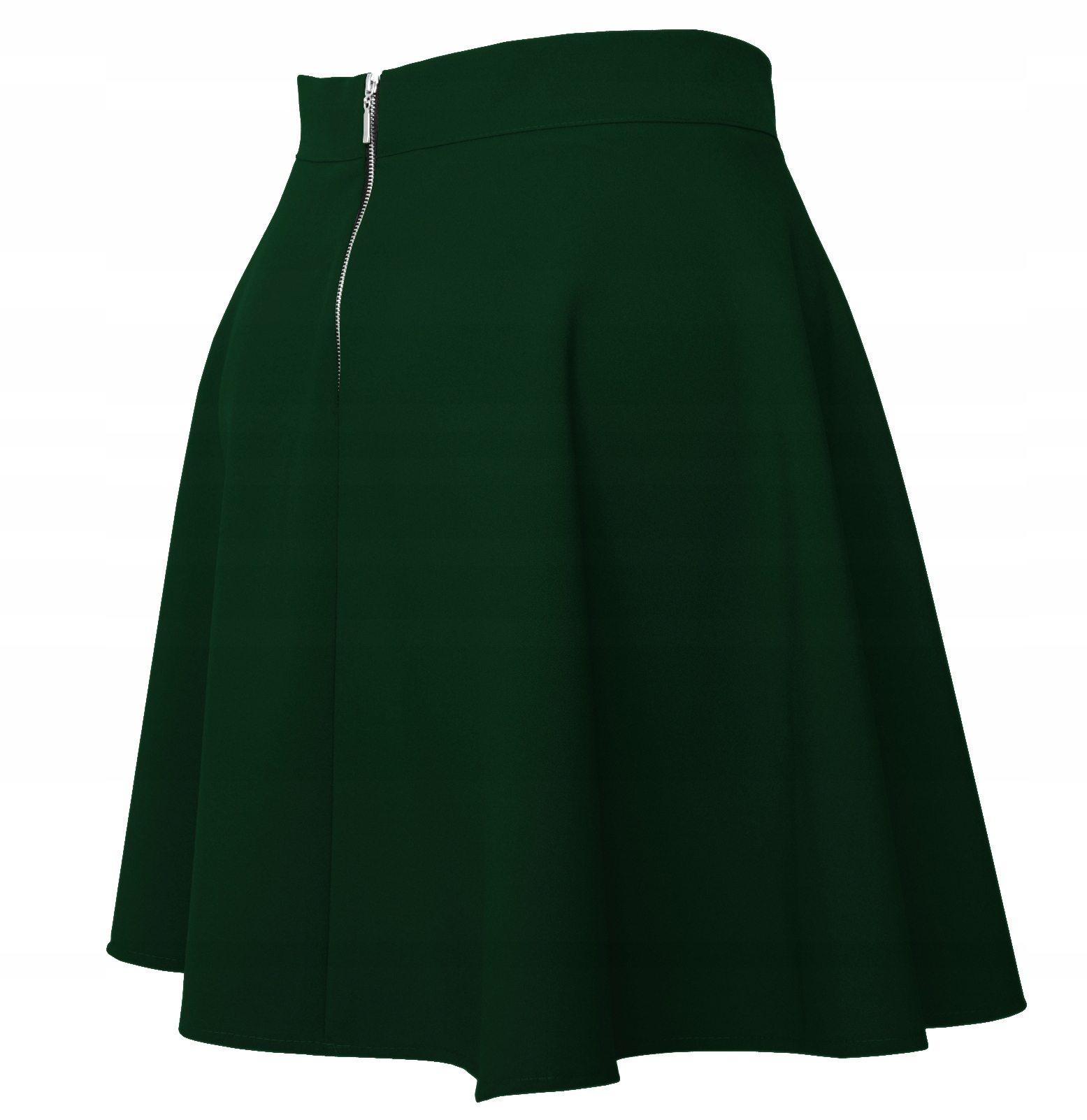 BUTELKOWA SPÓDNICA SPÓDNICZKA ROZKLOSZOWANA 34 XS Marka inna