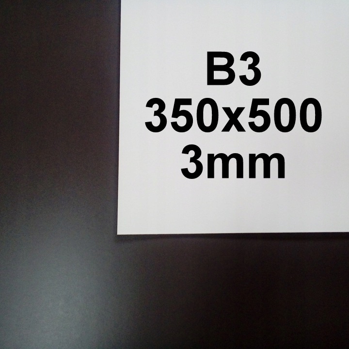 PŁYTA HDF BIAŁA FORMATKA FORMATKI 350x500 B3 3mm