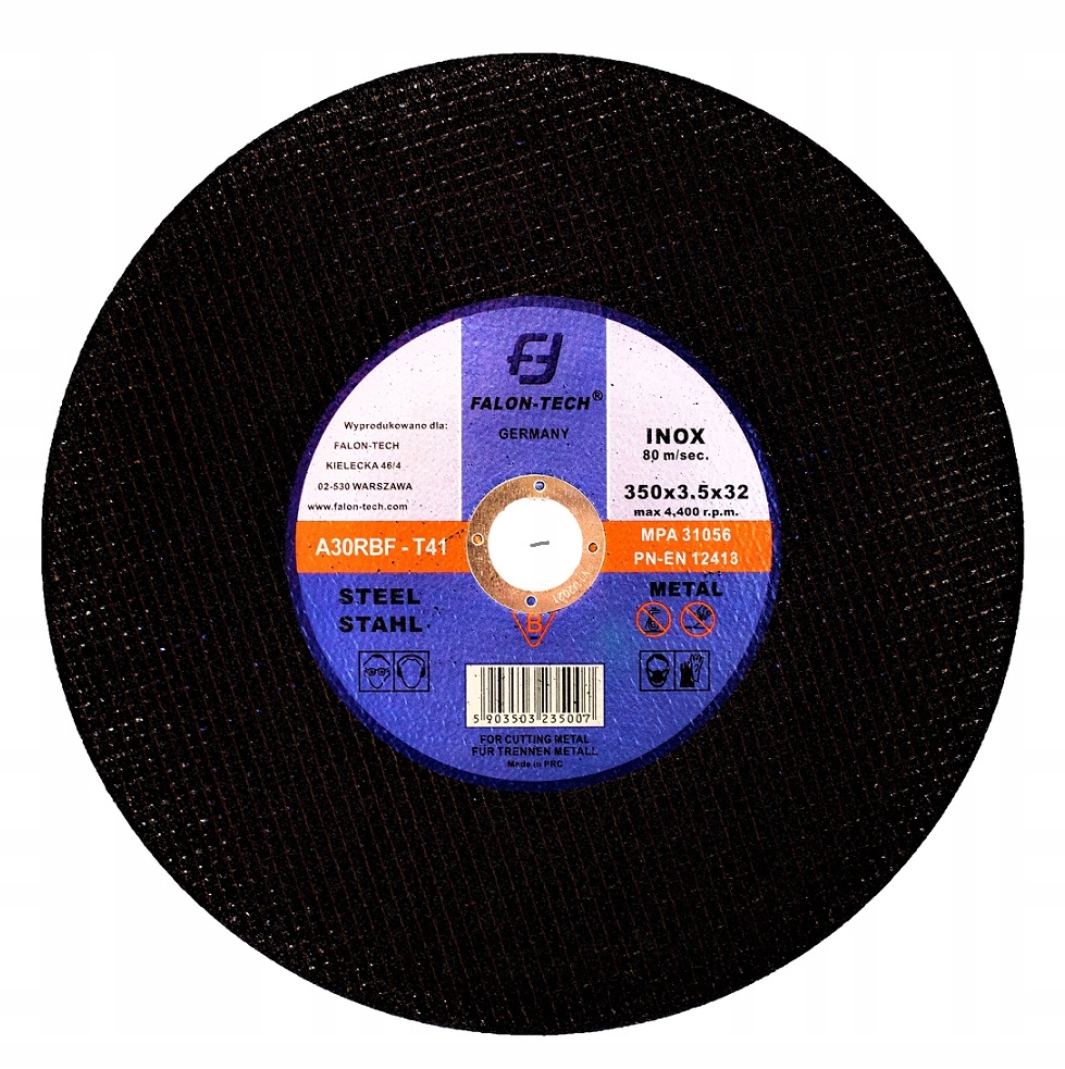 

Tarcze Tarcza Do Ciecia Metalu 350/3,5 x 32mm Inox