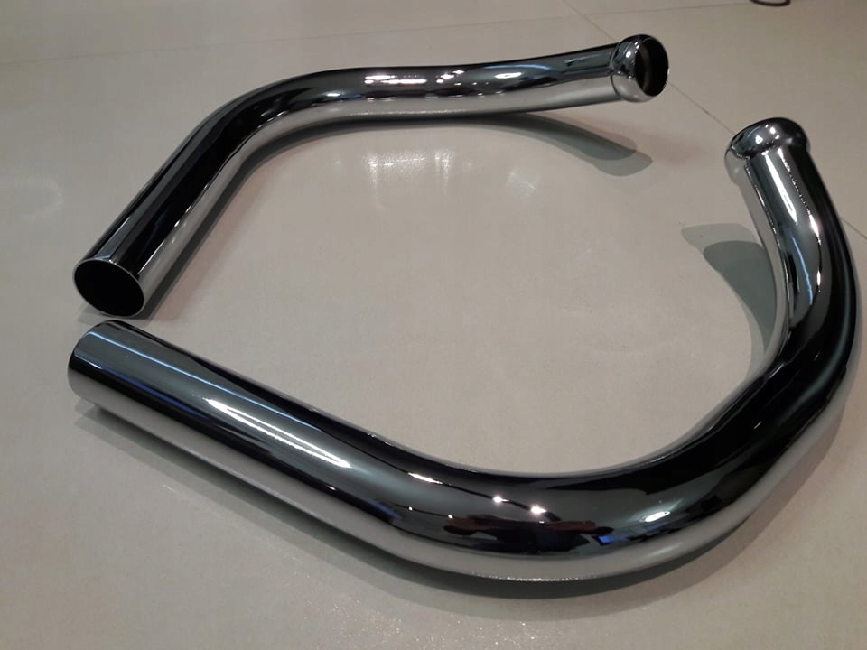 Kolanka długie 59cm Jawa 350 12v 638 tłumik prosty Numer katalogowy części SC-4019A