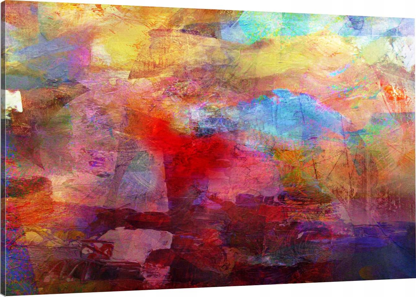 

Obraz Na Płótnie Kolory Abstrakcja 120X80 800 Wz