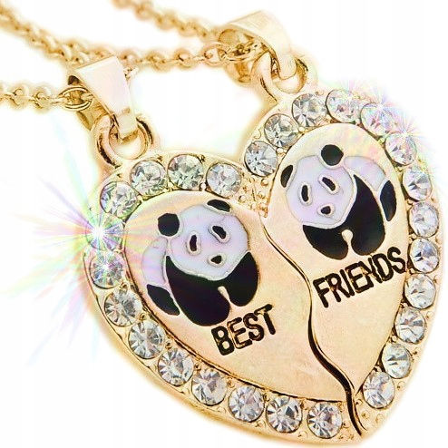 

Naszyjnik Przyjaźni best friends Panda 2 sztuki