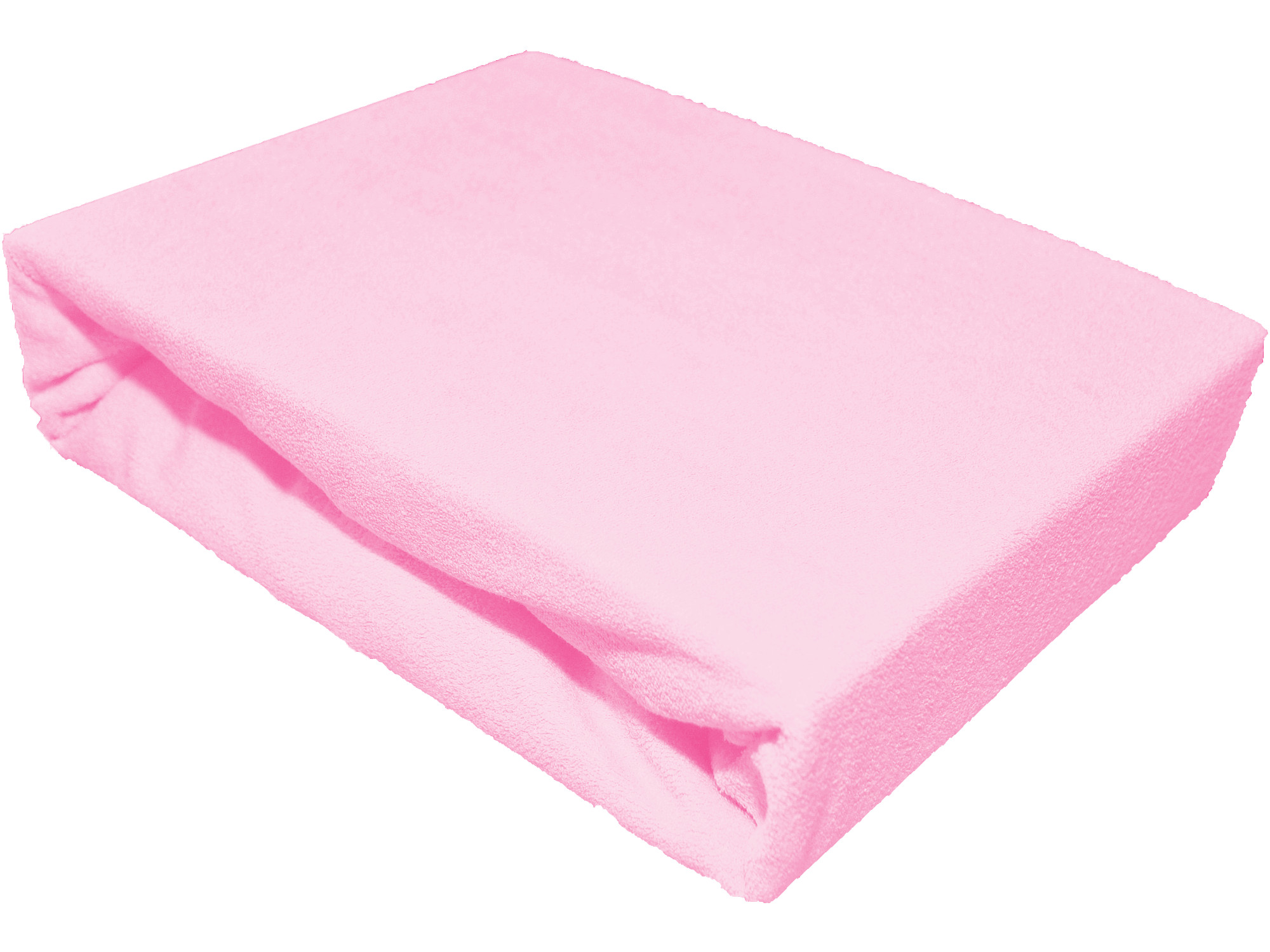 

Prześcieradło frotte z gumką 90x180 jasnoróżowe