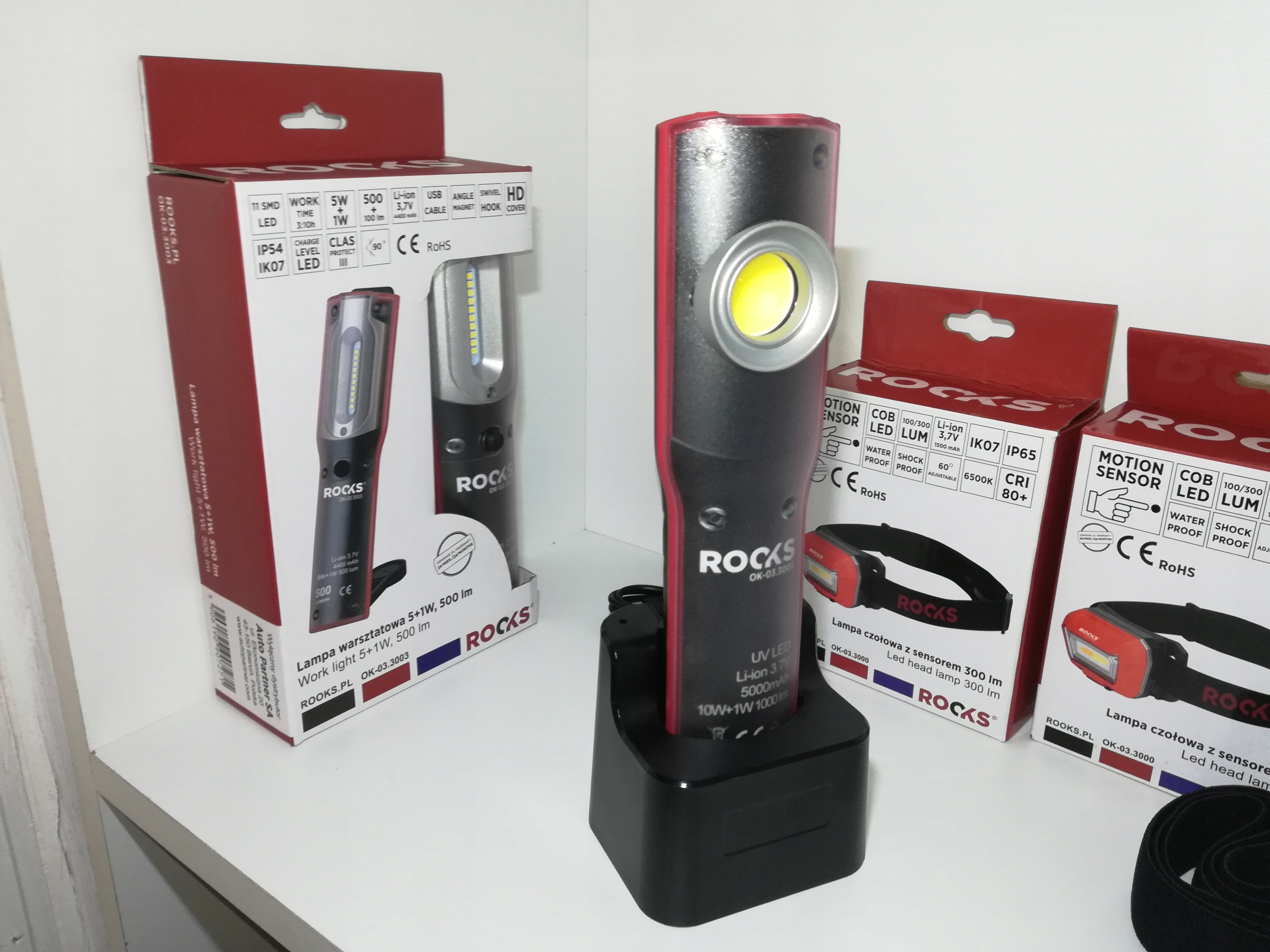 LAMPA WARSZTATOWA LADOWANA USB HIT LATARKA LED UV Producent code OK 03 3005