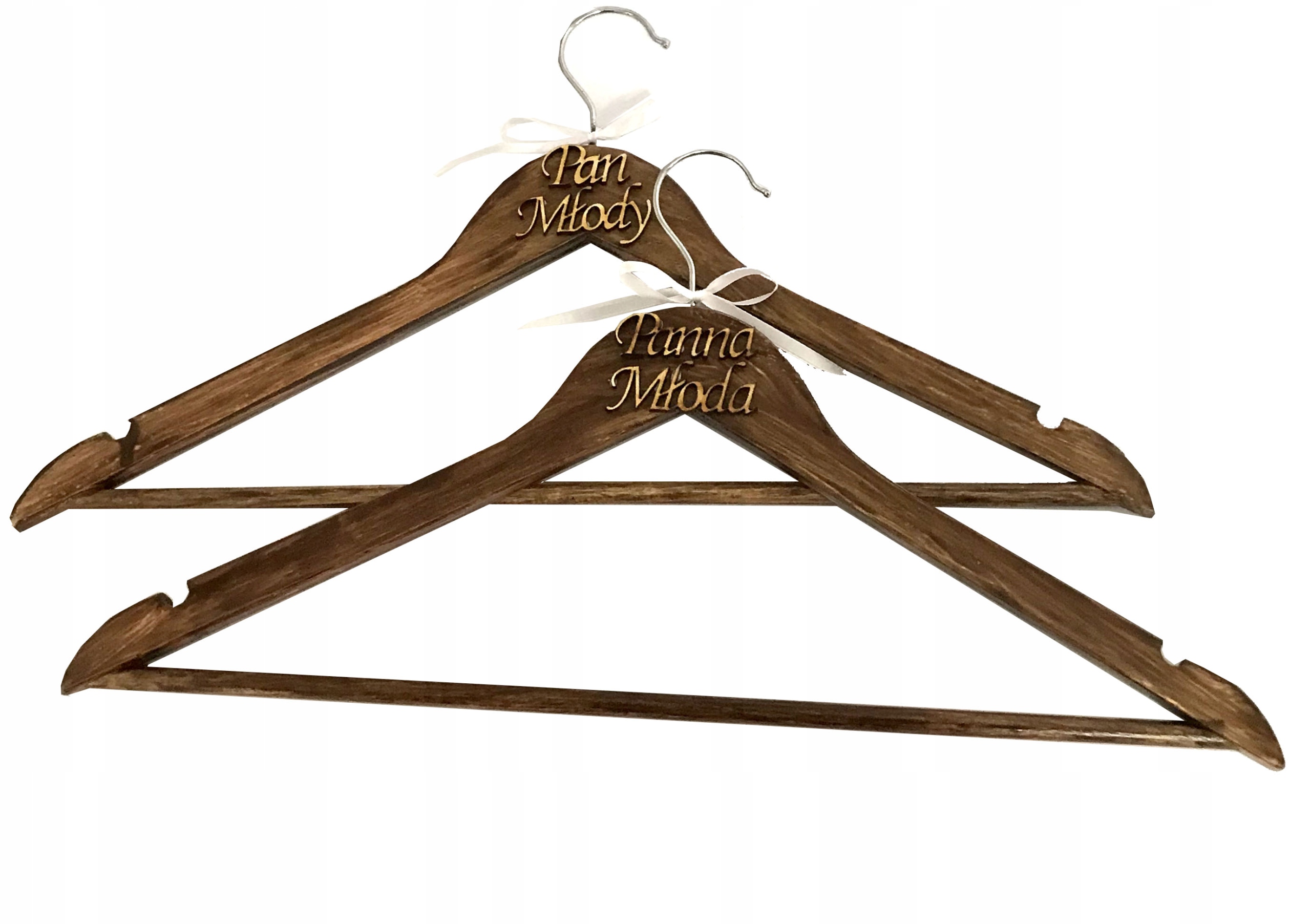 Wieszak Panna Młoda Pan Młody Napis 3D Ślub