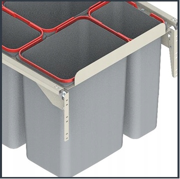 SORTOWNIK KOSZ NA ŚMIECI 60 Z DOMYKIEM JC609 FRONT Marka Rejs