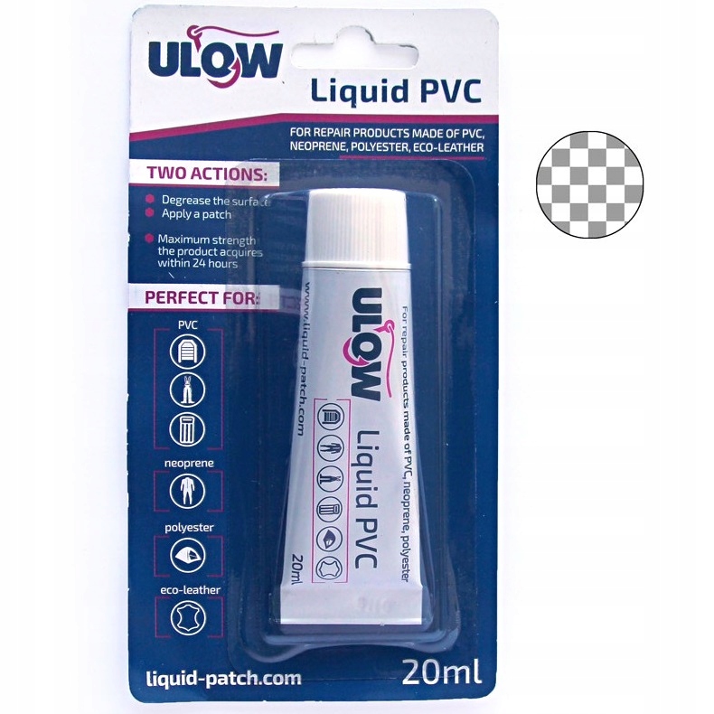 

Płynna łatka Pvc klej do pontonów przezroczysty