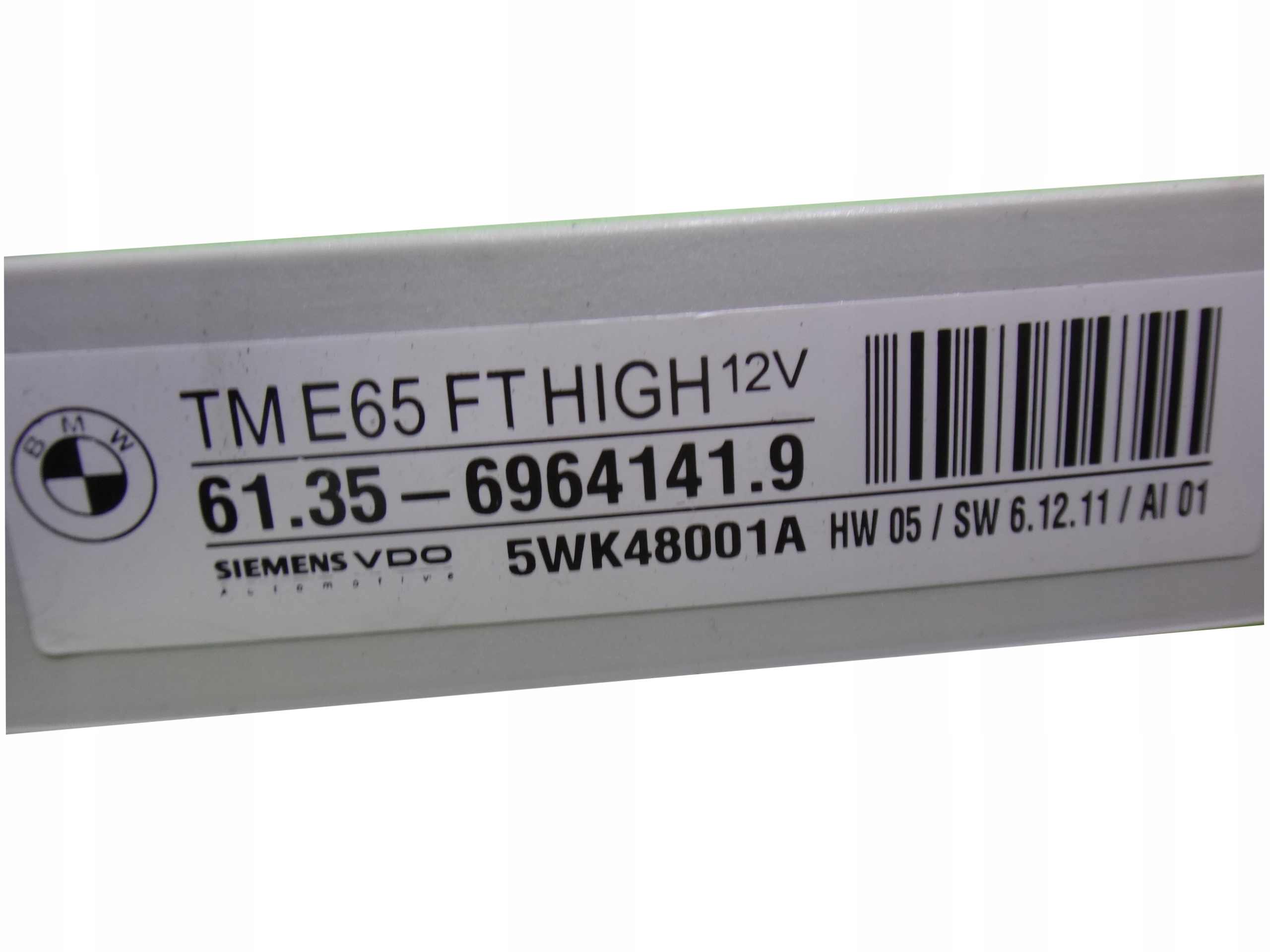 MODUŁ STEROWNIK DRZWI LEWY PRZÓD BMW E65 E66 Numer katalogowy części 6964141