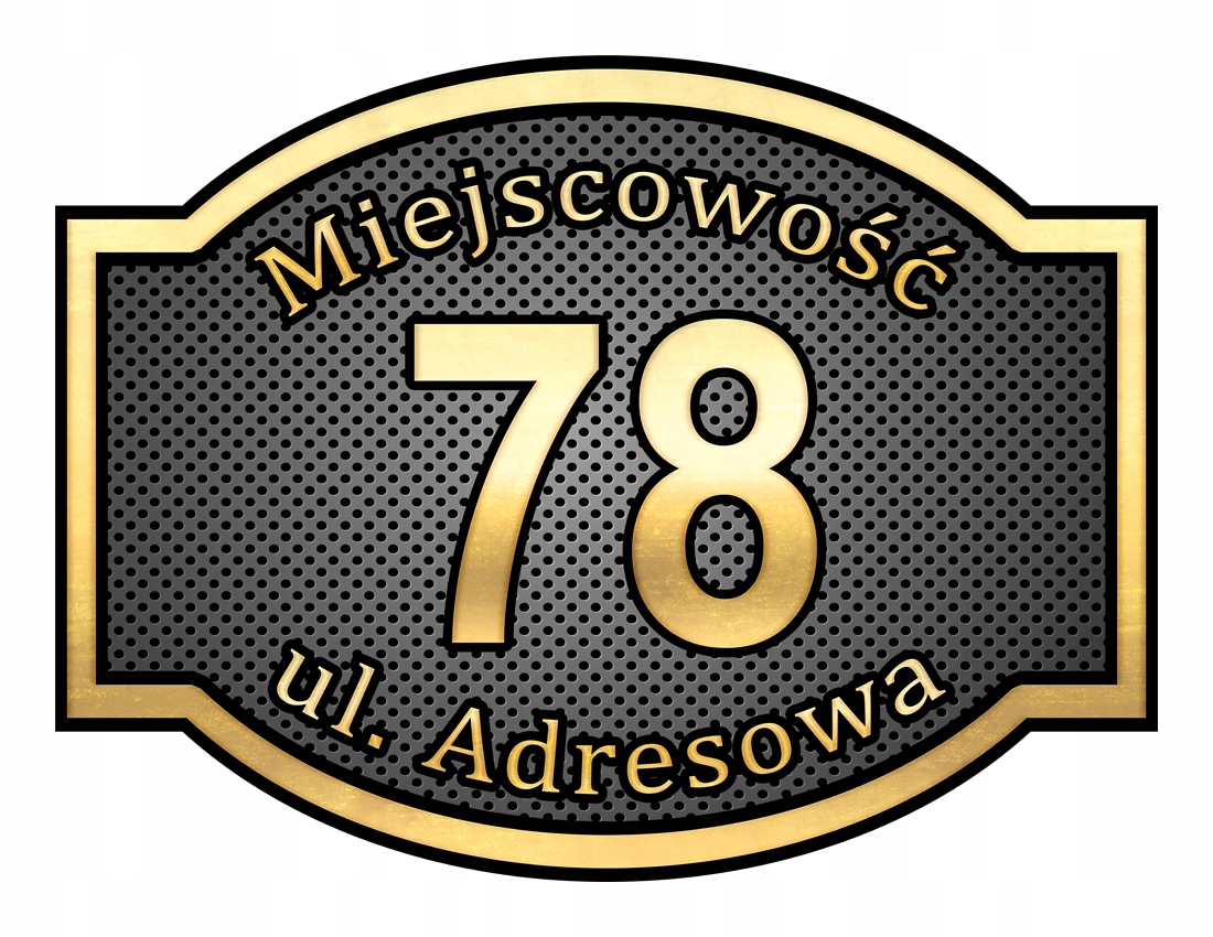 

Tabliczka Adresowa Adres Numer Na Dom znak ulica