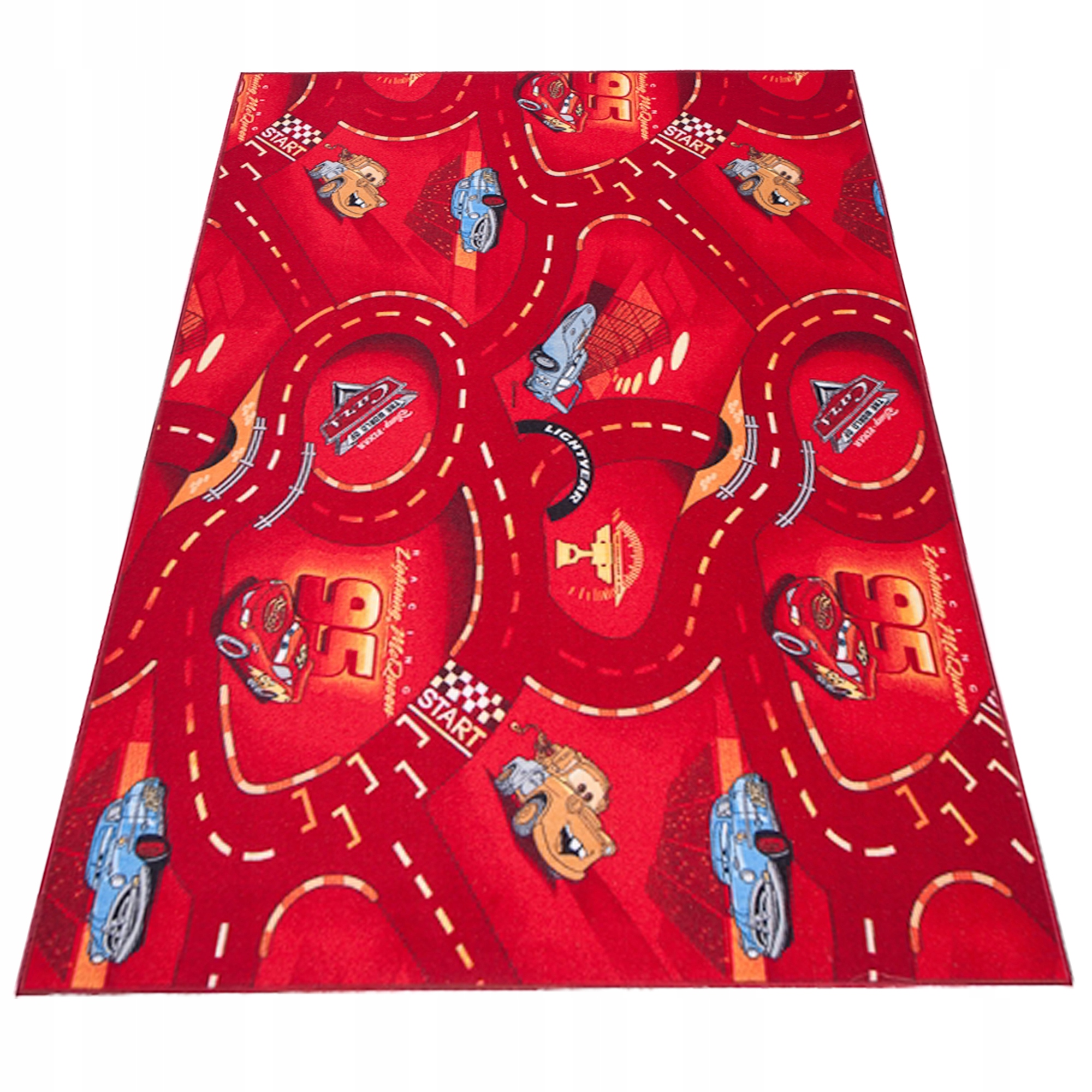 DYWAN DISNEY CARS 160x200 AUTA DROGI WYŚCIGI