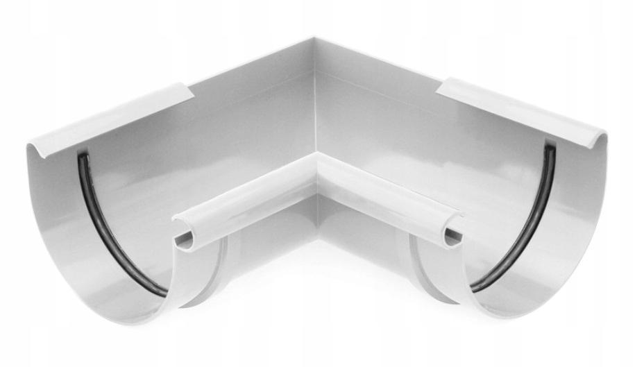 narożnik WEWNĘTRZNY rynny 75 Bryza BIEL BIAŁY