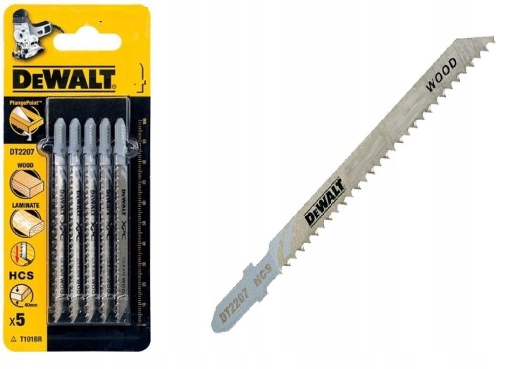 

Brzeszczoty do drewna T101BR Extreme Dewalt DT2207