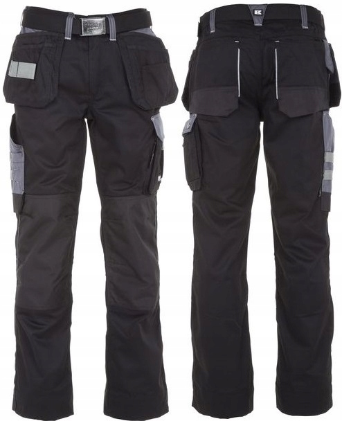 280g/m² SPODNIE MĘSKIE ROBOCZE MONTERSKIE DO PRACY Cechy dodatkowe brak