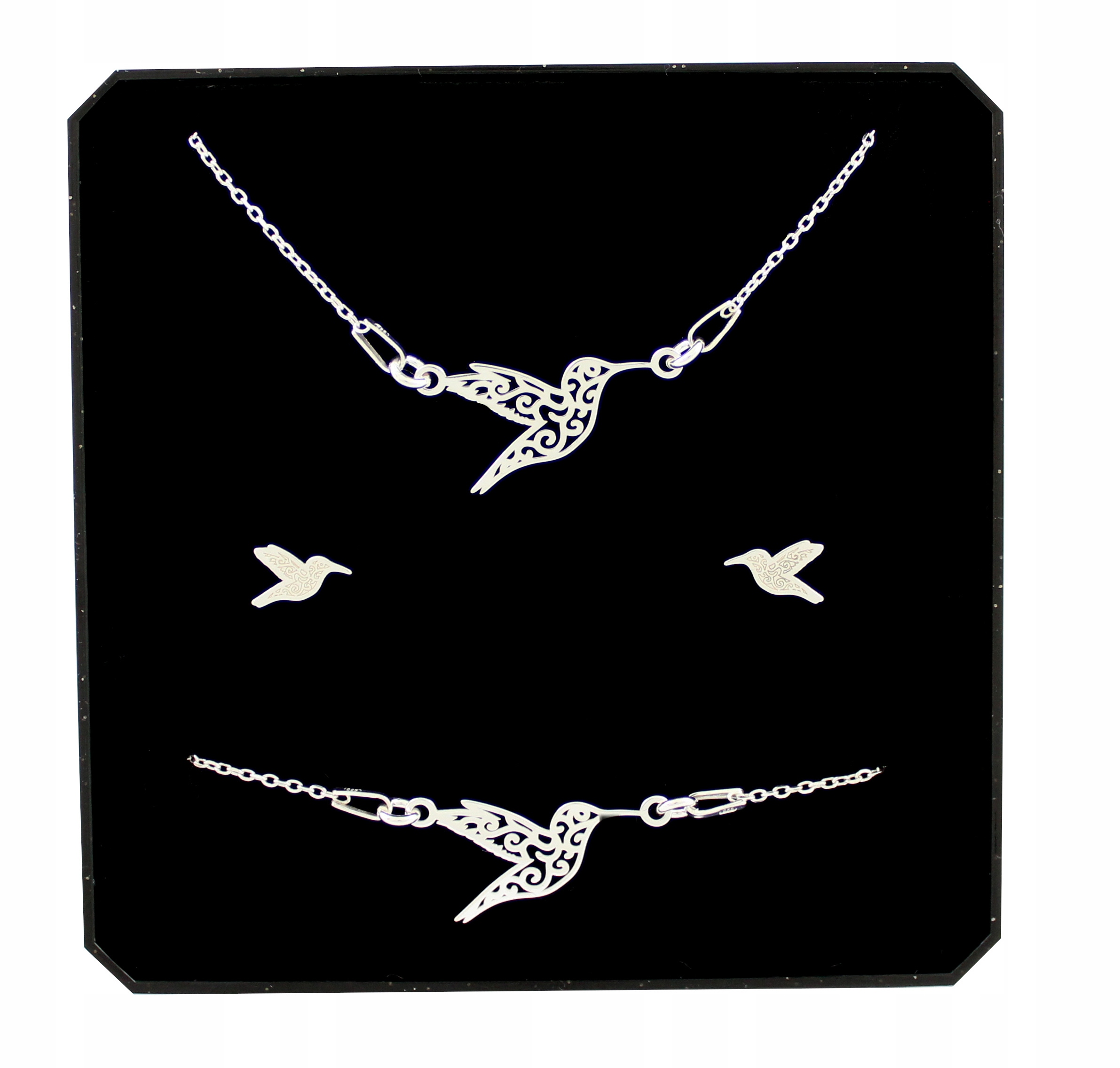 

Komplet Biżuterii Kolibry Koliber Srebro 925 #1