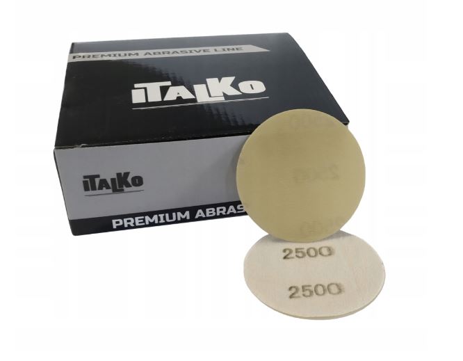

Italko Papier Ścierny Krążek Na Rzep 75MM P2500