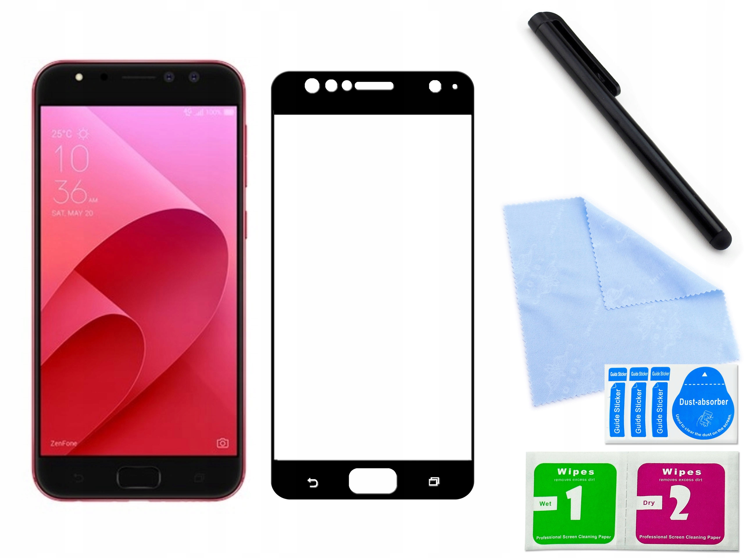

Szkło hartowane 3D do Asus ZenFone 4 Selfie Czarne