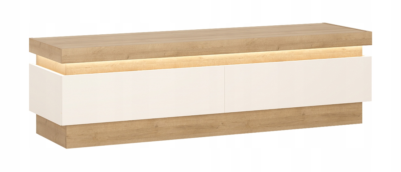 Lyon светлый комод RTV 2S тип LYOF01 - мебель Wójcik