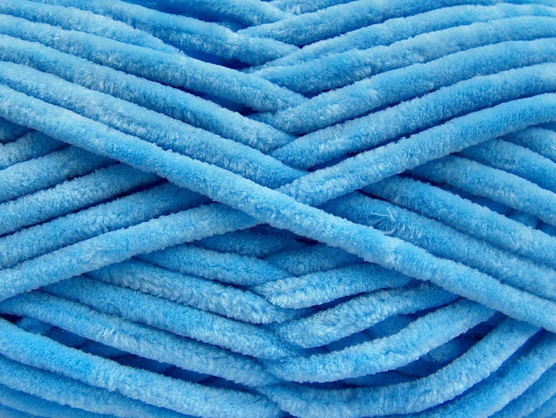 Chenille 2 m Light Blue