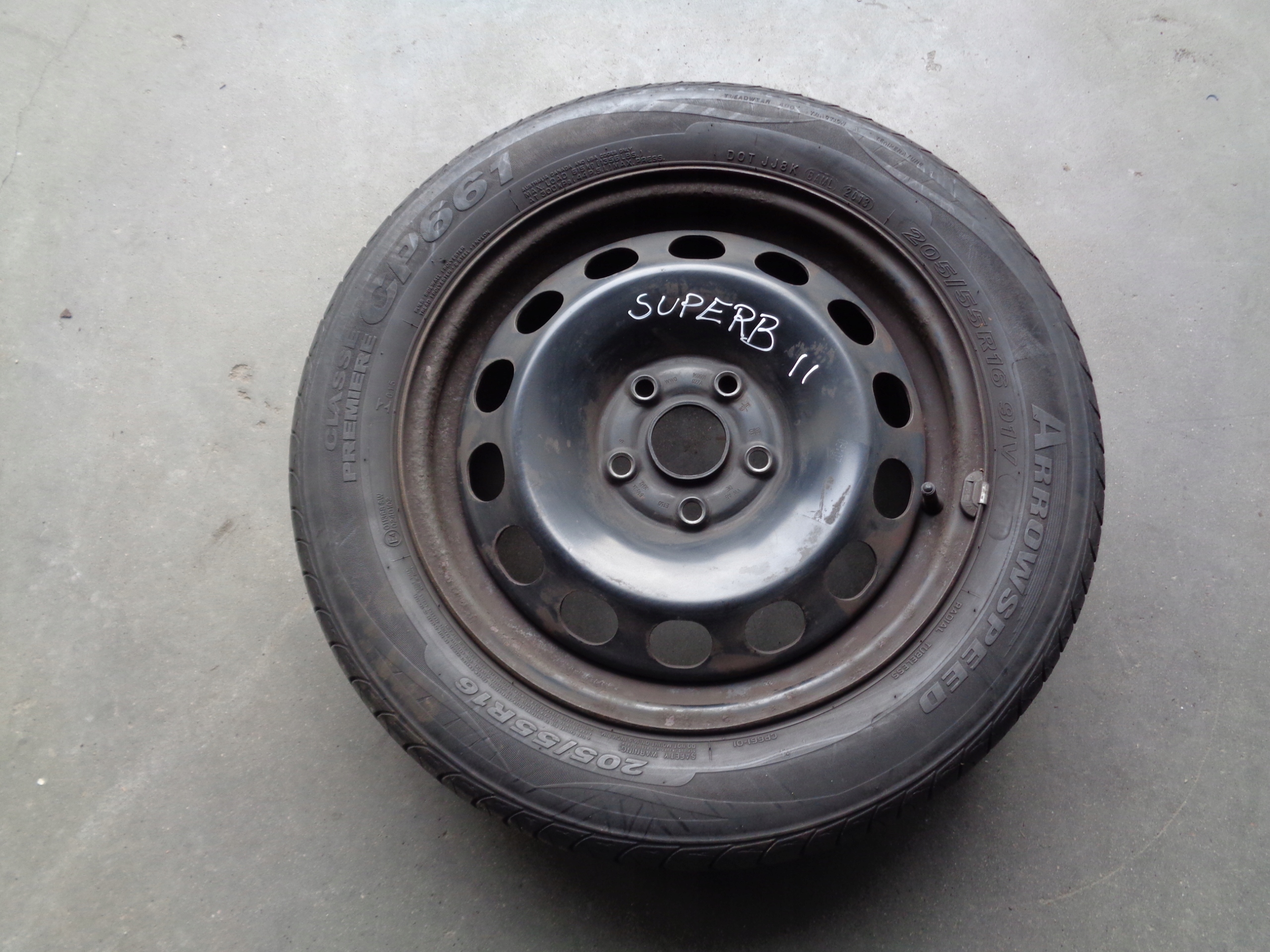 KOLO ZAPASOWE DOJAZDOWE R16 ET50 VW SUPERB II