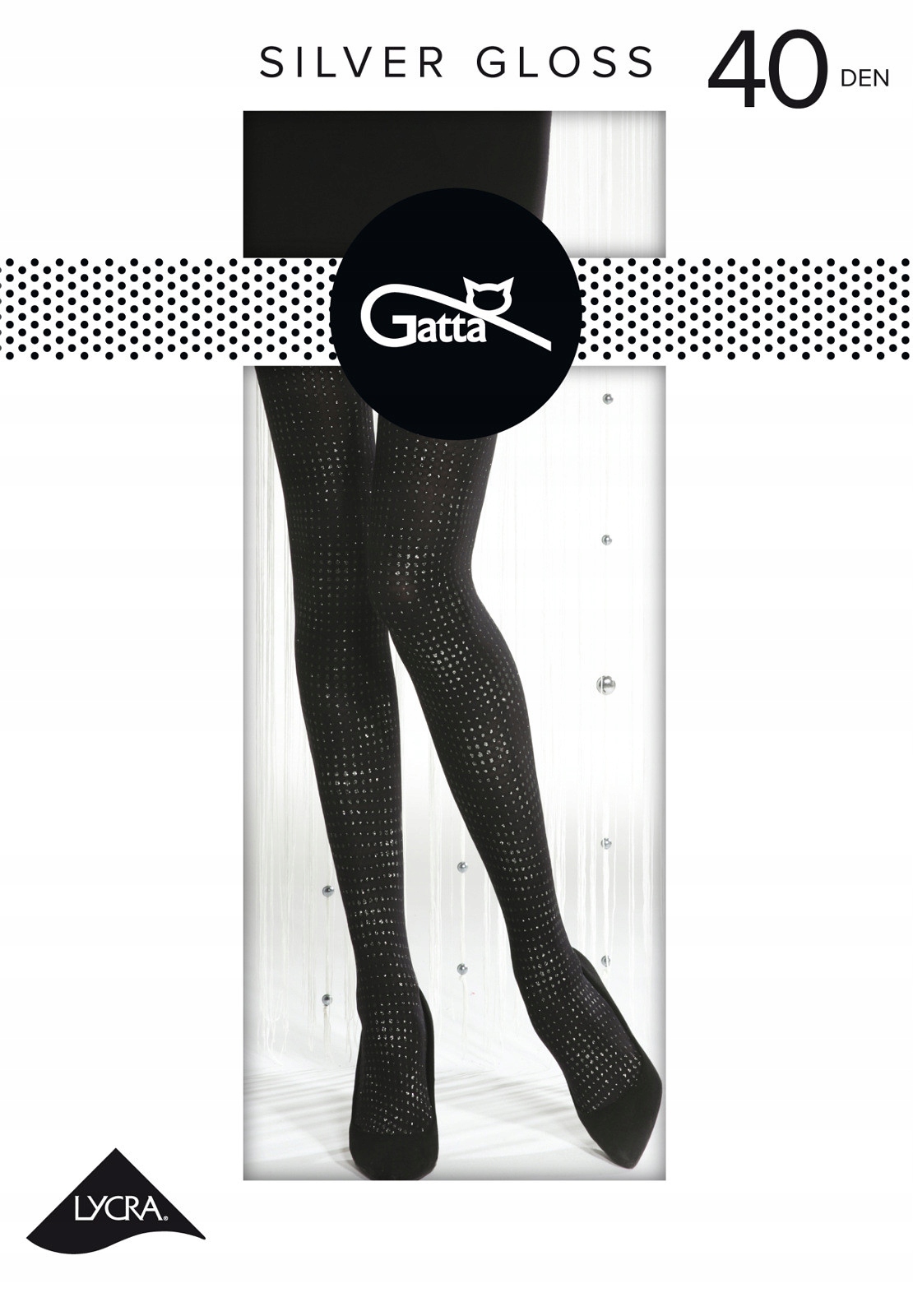 Rajstopy Gatta Silver Gloss nr 02 40 den 2-S
