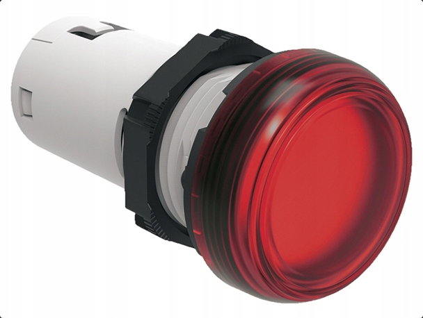 Svetelná signalizácia,jednodielna LED kontrolka červená 24VAC/DC Lovato