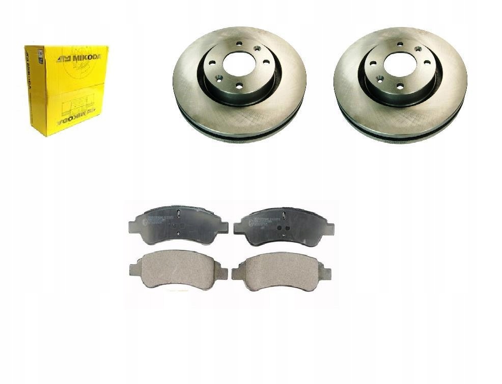 Kotouče Peugeot 307 Partner Berlingo Xsara II Přední 266 mm Sada