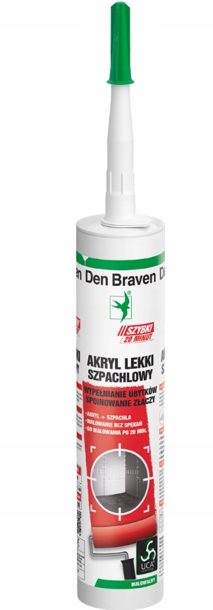 

Den Braven Acryl-fast lekki szpachlowy biały 280ml