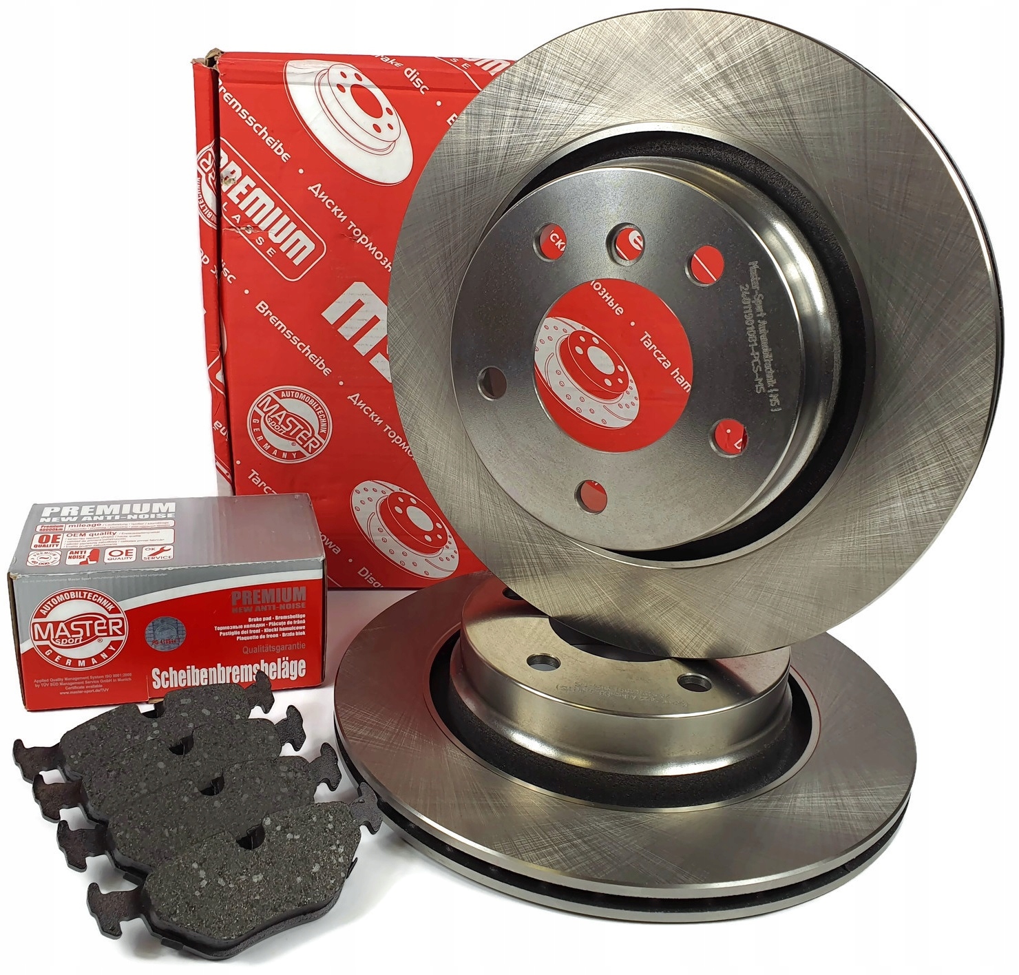 Kotouče Zadní brzdové destičky Ms Germany Bmw 3 E46 294 mm